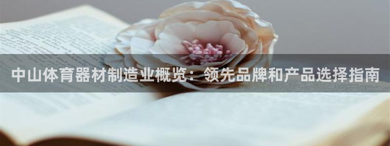极悦平台的注册流程及注意事项：中山体育器材制造业概览