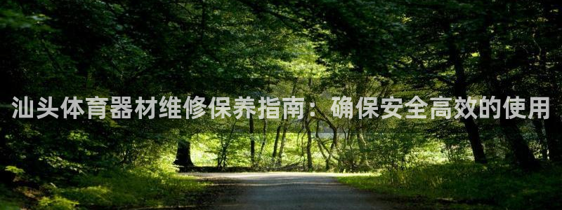 极悦平台下载安装：汕头体育器材维修保养指南：确保安全