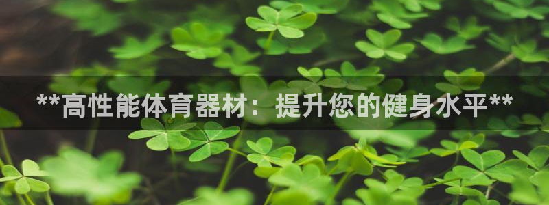 极悦平台注册和登录页面在哪：**高性能体育器材：提升