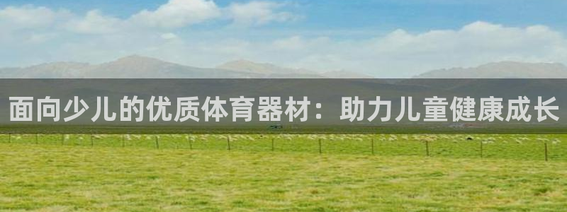 极悦平台注册用户名验证不了：面向少儿的优质体育器材：