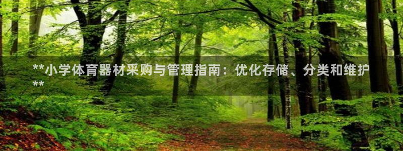 极悦平台布7O777：**小学体育器材采购与管理指南