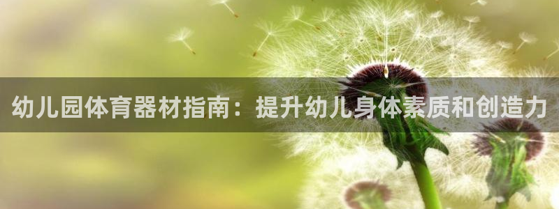 极悦平台注册官方网站下载安卓版：幼儿园体育器材指南：