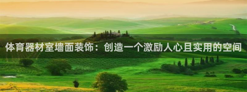 极悦平台登录最新版本更新内容在哪：体育器材室墙面装饰
