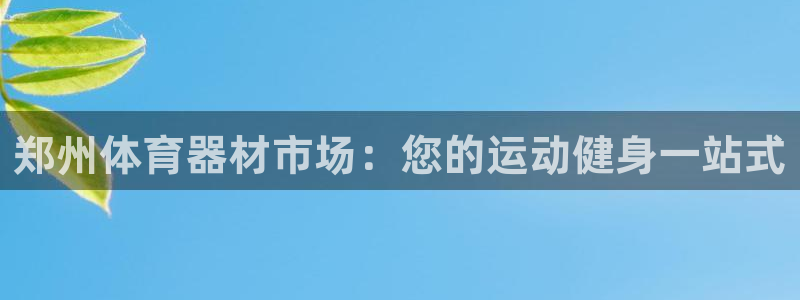 极悦生活家是什么平台的产品：郑州体育器材市场：您的运