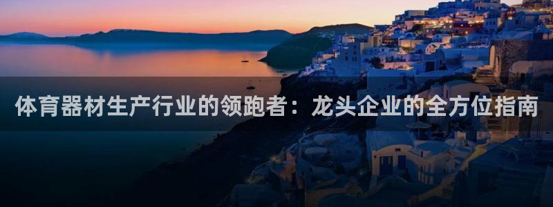 极悦平台注册流程详解视频：体育器材生产行业的领跑者：