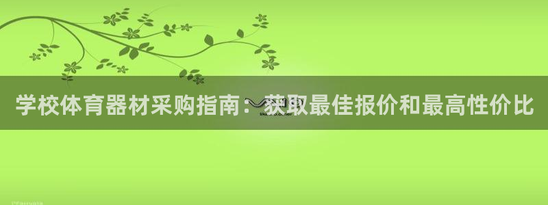 极悦平台使用注意事项是什么：学校体育器材采购指南：获