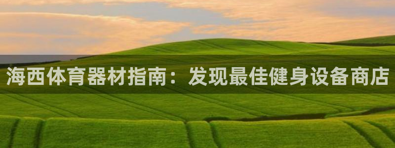 极悦平台官网入口下载：海西体育器材指南：发现最佳健身