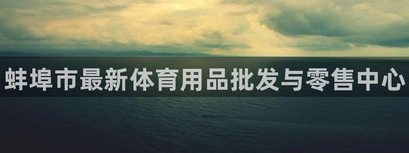极悦平台官网登录入口手机版：蚌埠市最新体育用品批发与